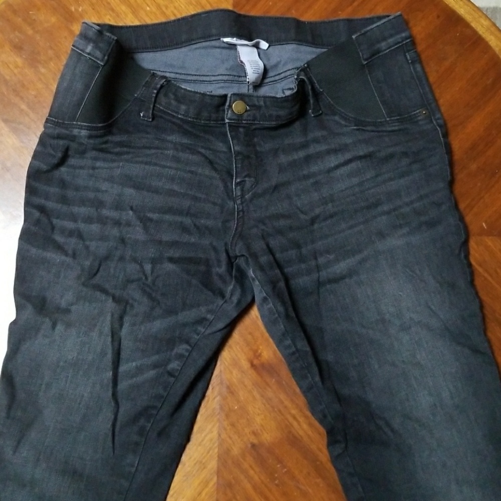Liz Lange Maternity,  black jegging size L